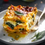 Vegetarian Pumpkin Spinach Lasagna – Easy Recipe First Image
