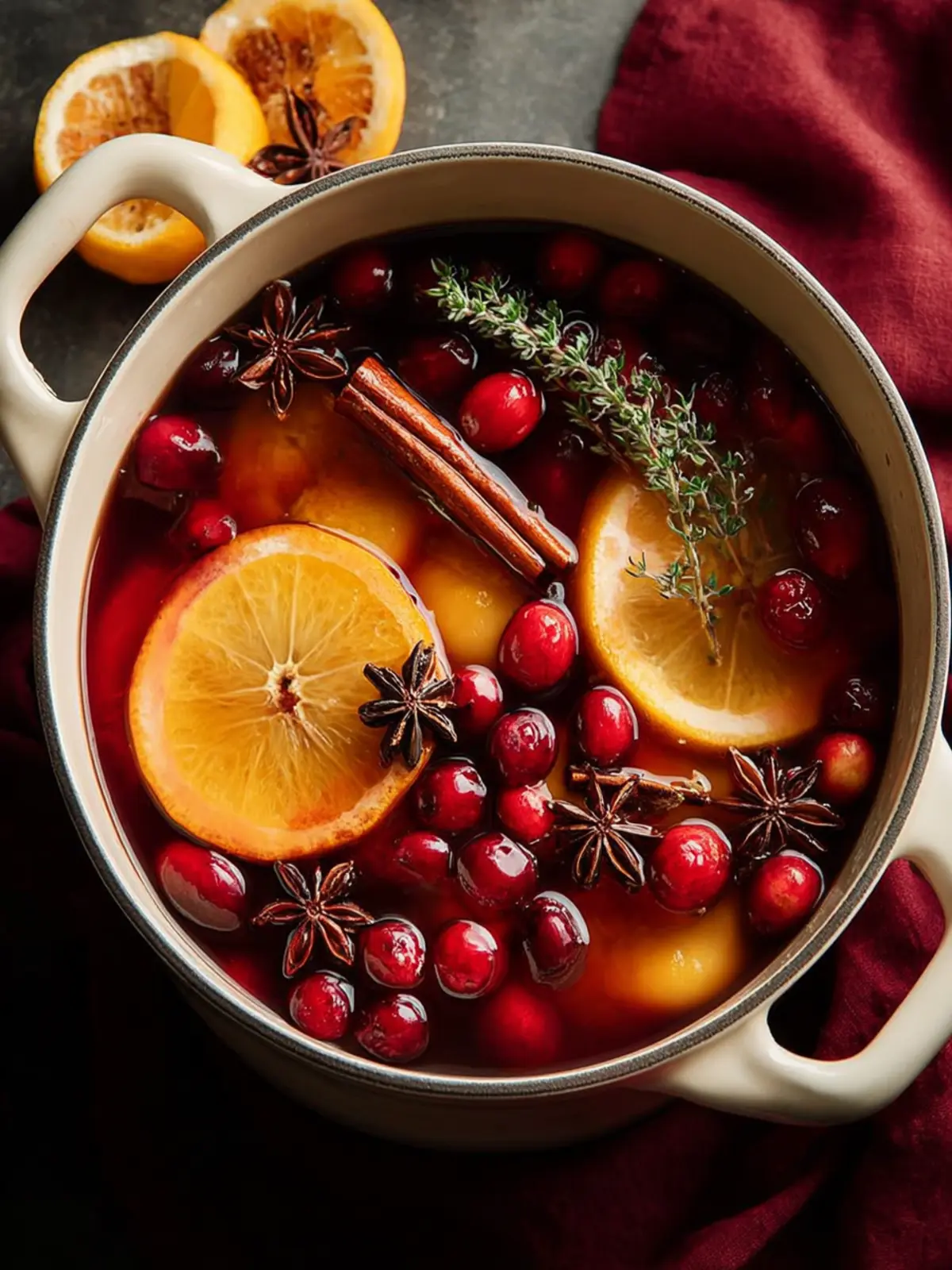 Cozy Christmas Simmer Pot Recipe (Natural Holiday Home Fragrance) First Image