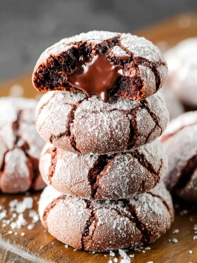 Brownie Crinkle Cookies First Image