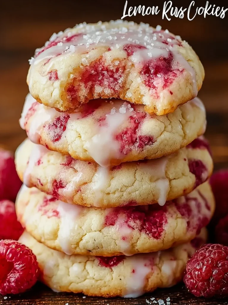 Lemon Raspberry Cookies First Image