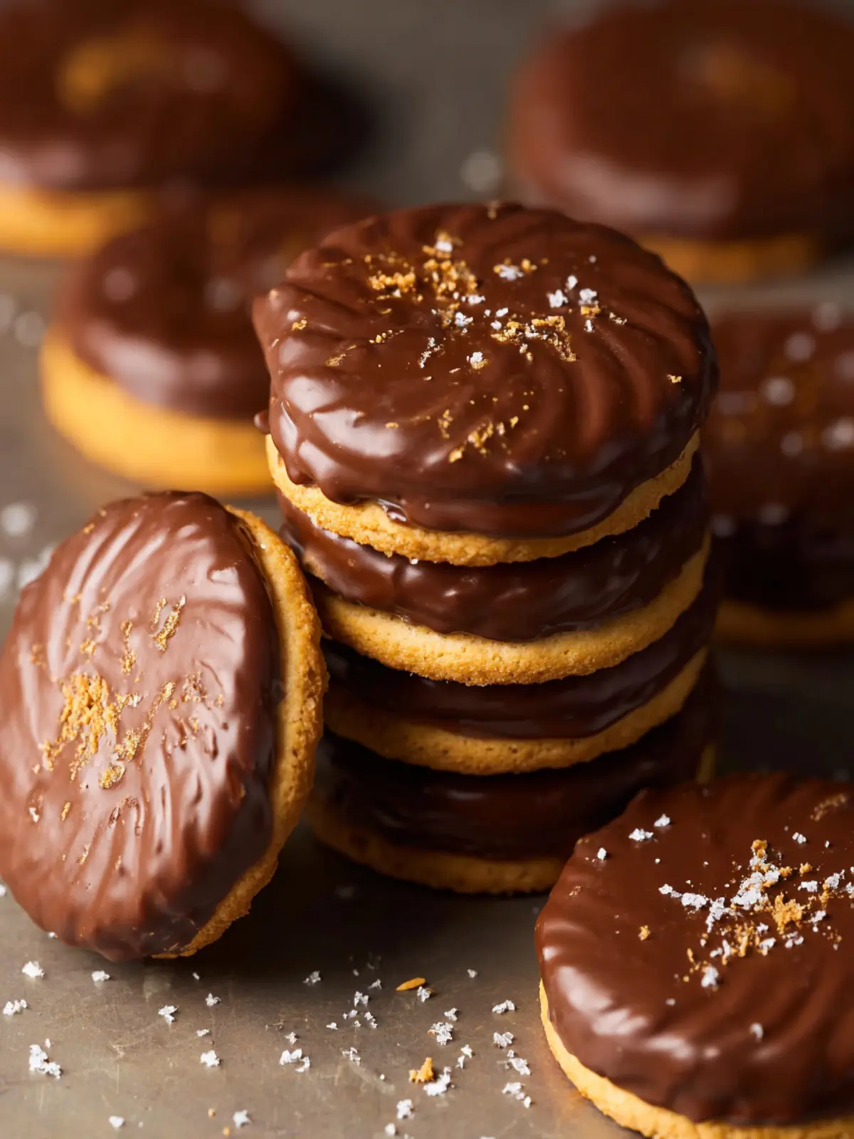 Chocolate Peanut Butter Ritz Cookies First Image
