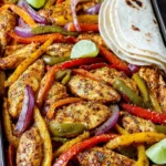 Sheet Pan Chicken Fajitas First Image