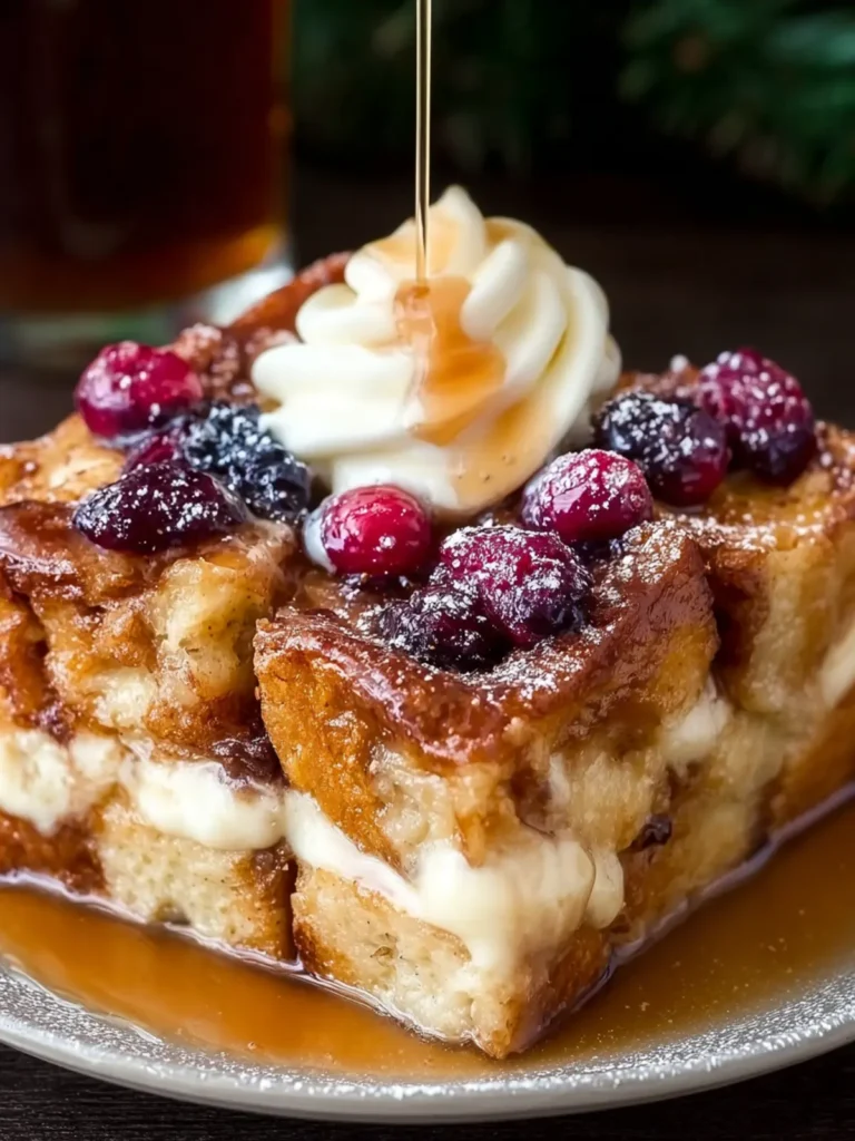 Indulge in Eggnog French Toast Bake: A Holiday Delight First Image