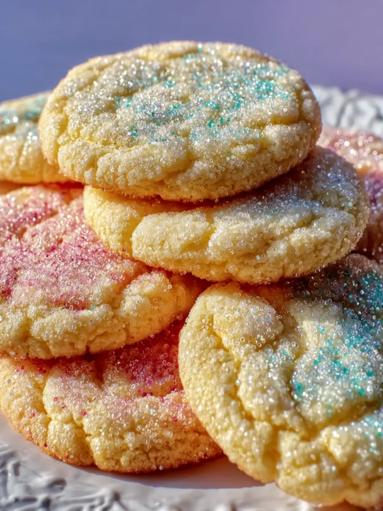Sugar Cookies with Sparkling Sugar Crust First Image