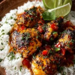 Spicy Maple Chicken & Coconut Rice: Sweet Meets Heat Delight First Image