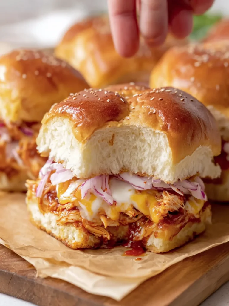 BBQ Chicken Sliders First Image