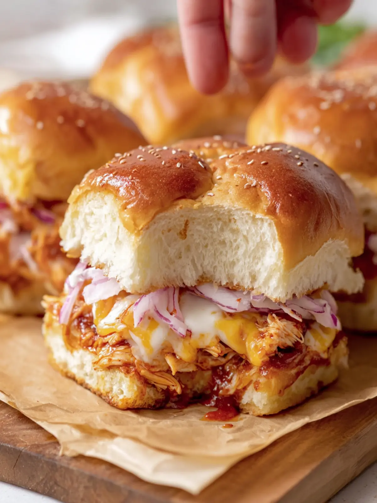 BBQ Chicken Sliders First Image
