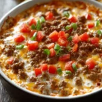 Creamy Rotel Dip with Ground Beef for the Ultimate Snack Attack First Image