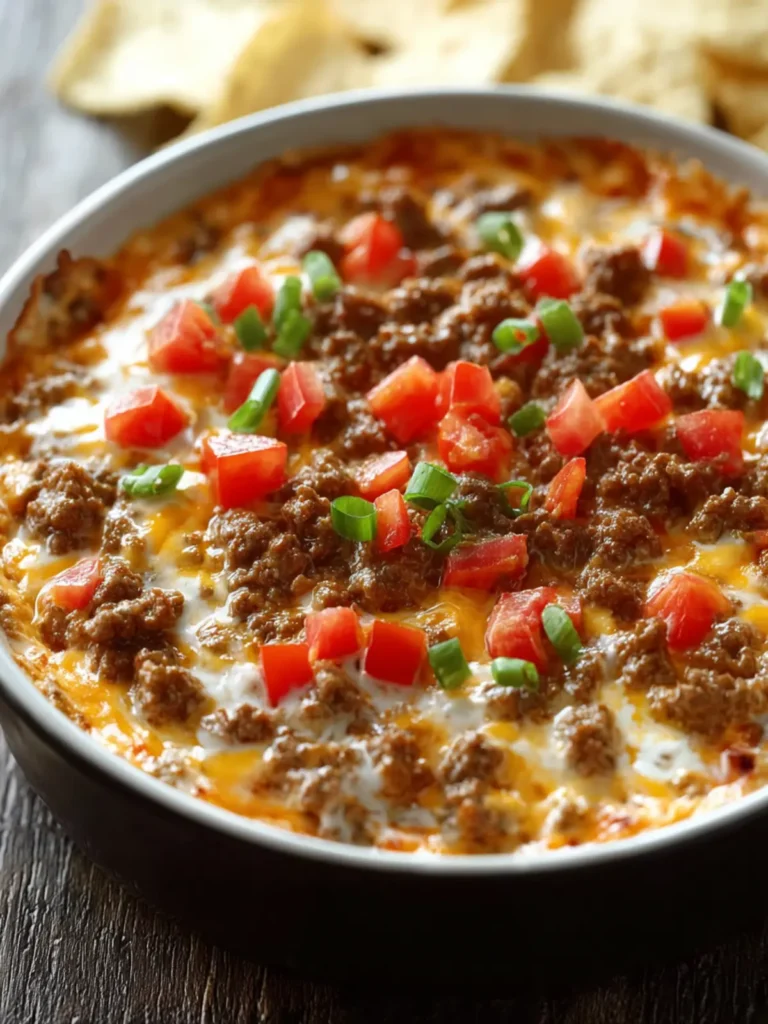 Creamy Rotel Dip with Ground Beef for the Ultimate Snack Attack First Image