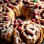 Irresistible Christmas Morning Cinnamon Roll Wreath Recipe First Image