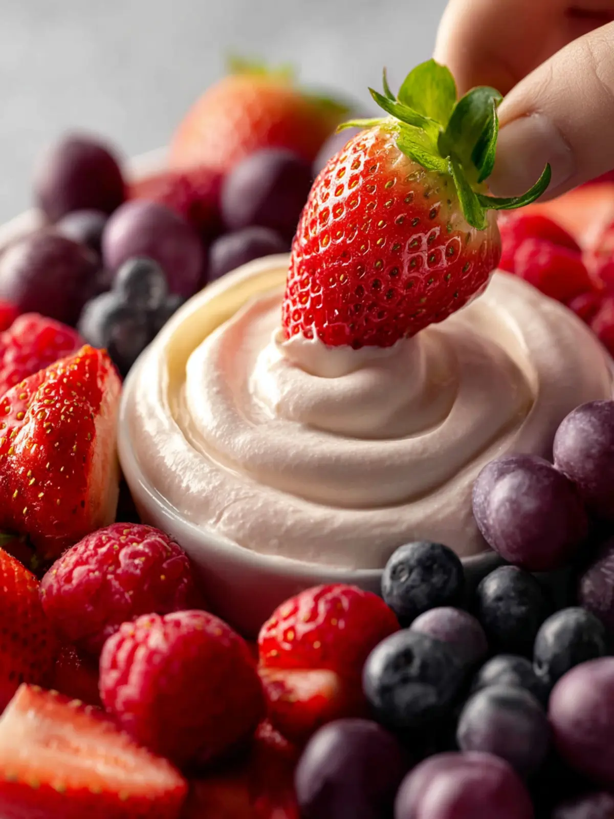 Easy Fruit Dip (only 3 ingredients!) First Image