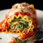 Easy Spinach Lasagna Roll Ups First Image