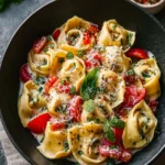 Christmas Tortellini Pasta: A Festive Creamy Delight First Image
