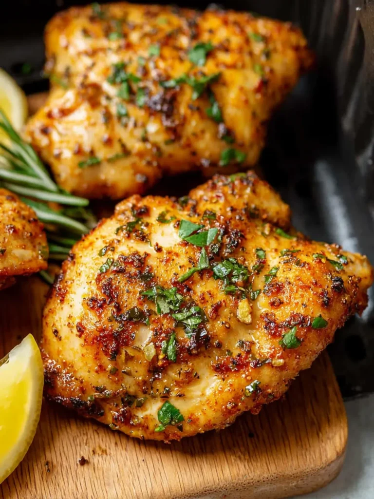 Boneless Air Fryer Chicken Thighs First Image