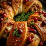 Savory Turkey and Cranberry Crescent Ring First Image