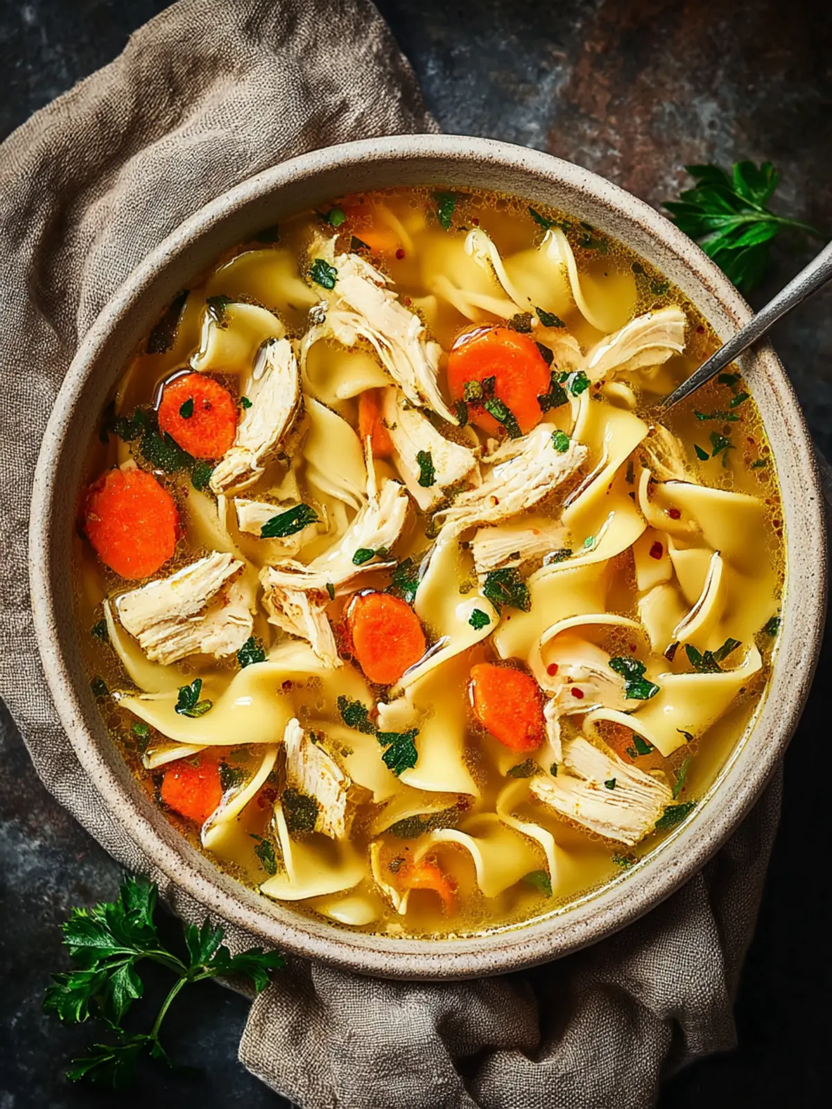 Cozy Chicken Noodle Soup Recipe for Ultimate Comfort First Image