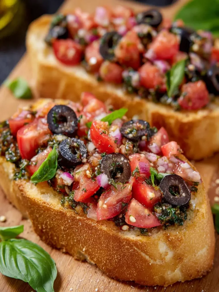 Olive Tapenade Bruschetta First Image