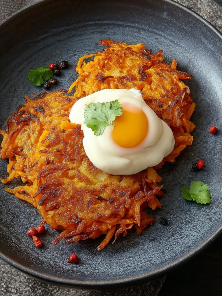 Crispy Sweet Potato Hash Browns Recipe First Image