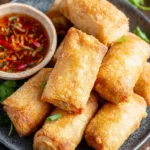 Frozen Spring Rolls in Air Fryer First Image