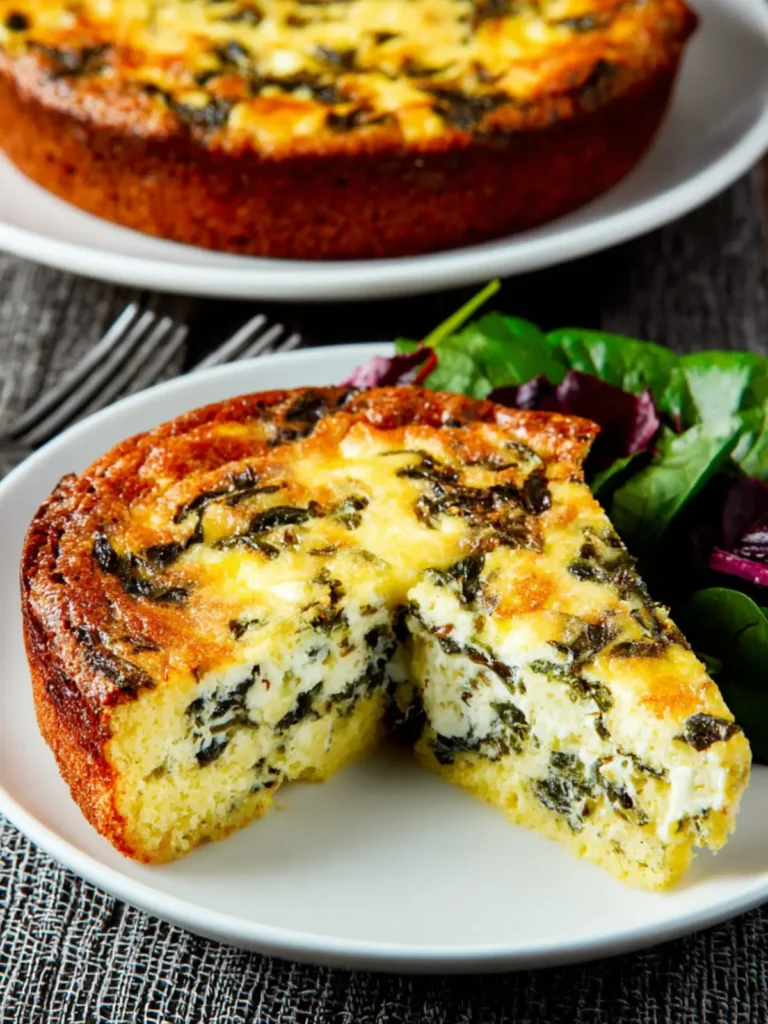 Crustless Swiss Chard Pie First Image