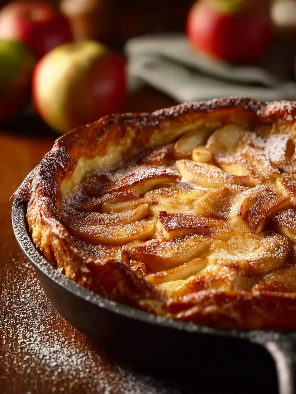 Apple Cinnamon German Pancake: The Best Cozy Breakfast Treat