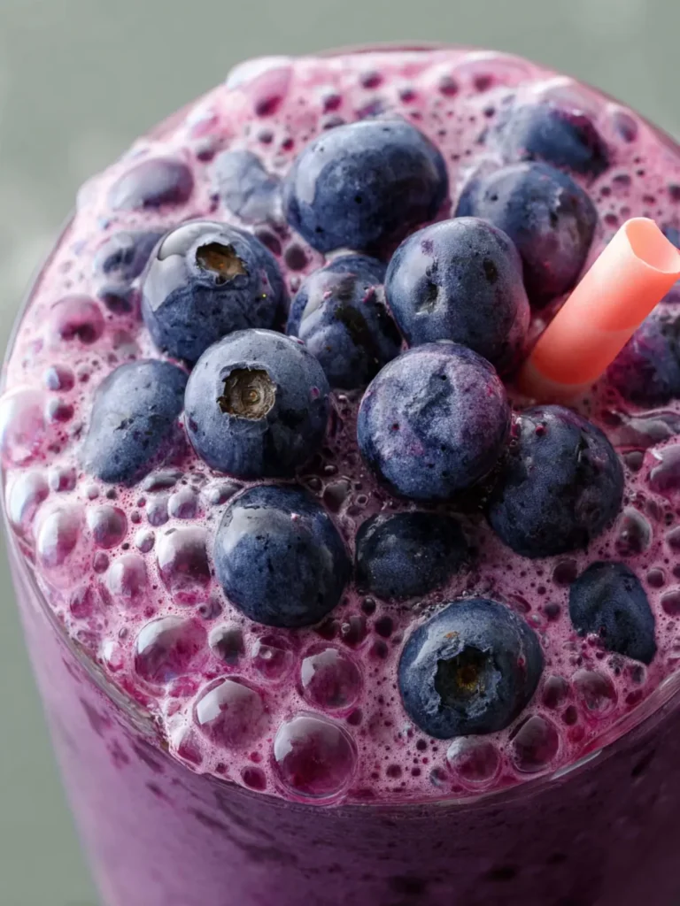 Blueberry Protein Smoothie First Image
