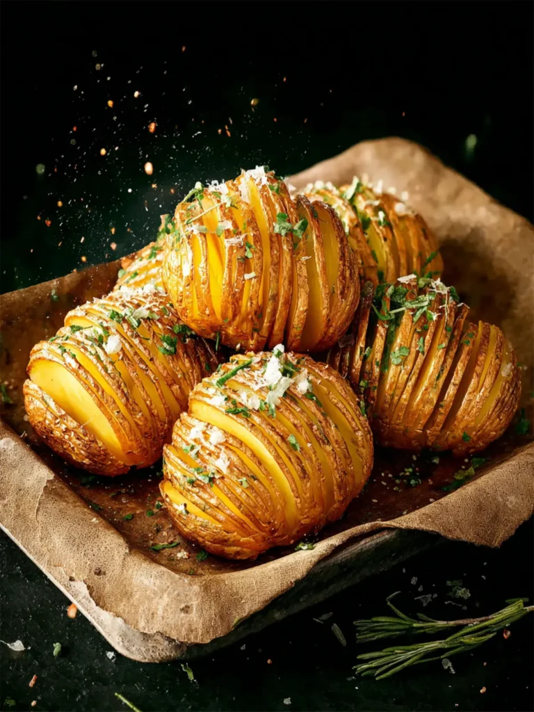 Crispy Hasselback Potatoes First Image