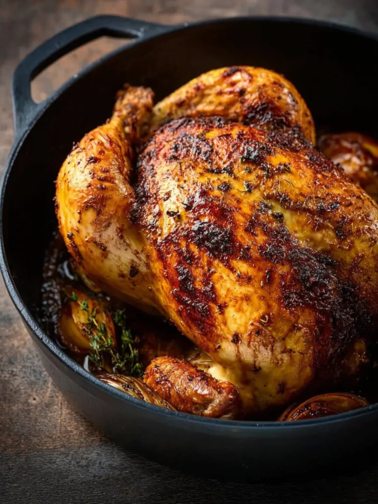 Dutch Oven Roast Chicken First Image