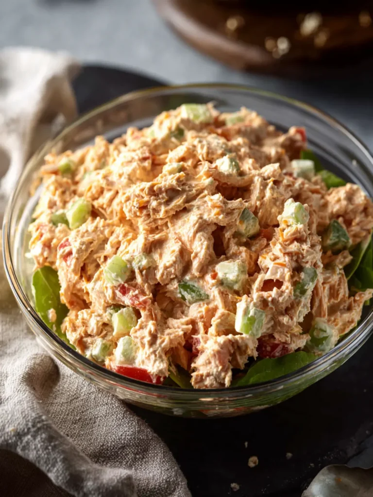 Easy Buffalo Tuna Salad (High Protein Recipe) First Image