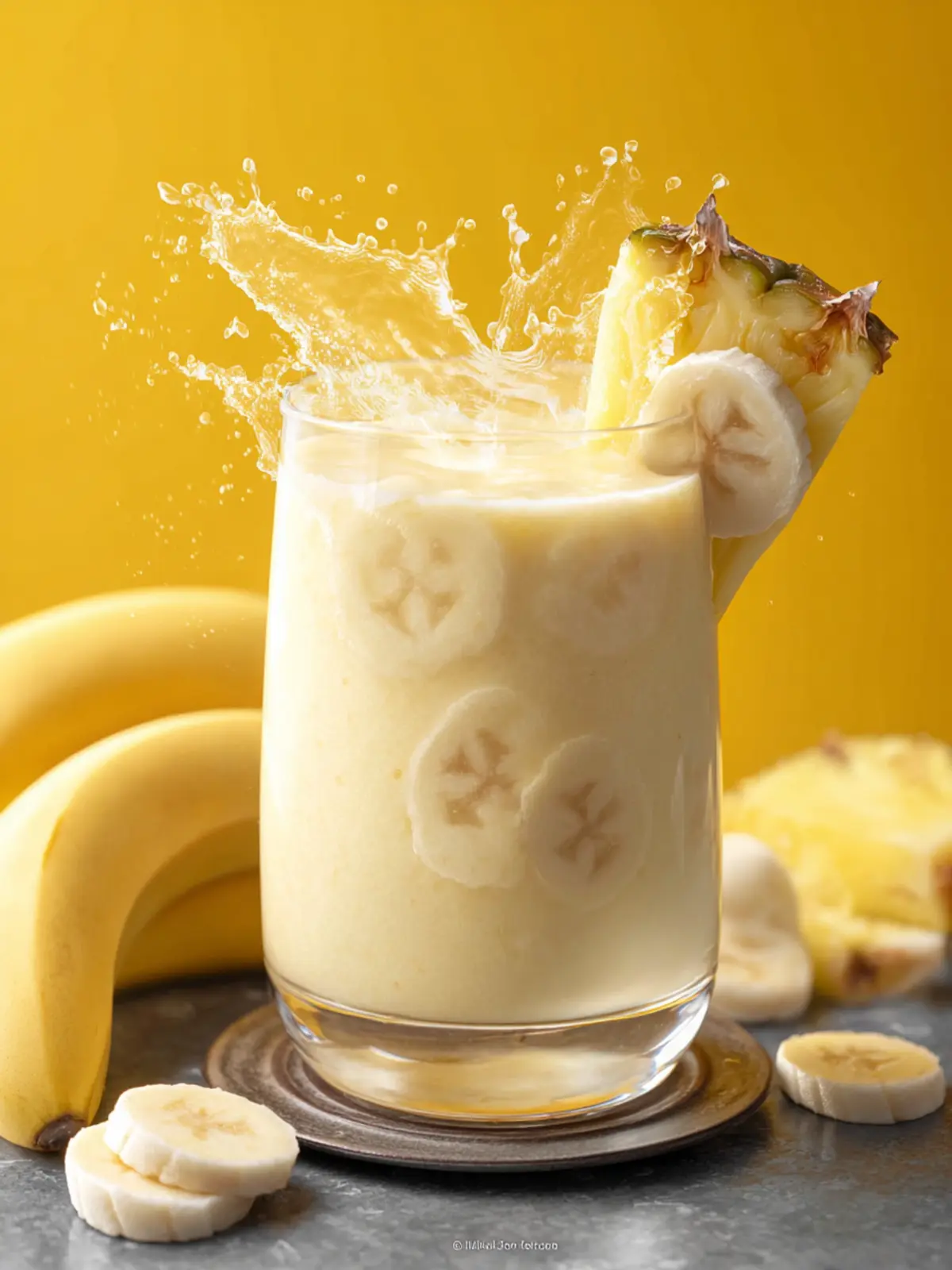 Easy Pineapple Banana Smoothie Recipe First Image