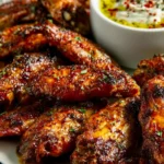 Greek Air Fryer Wings First Image