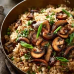 One-Pot Mushroom Rice First Image
