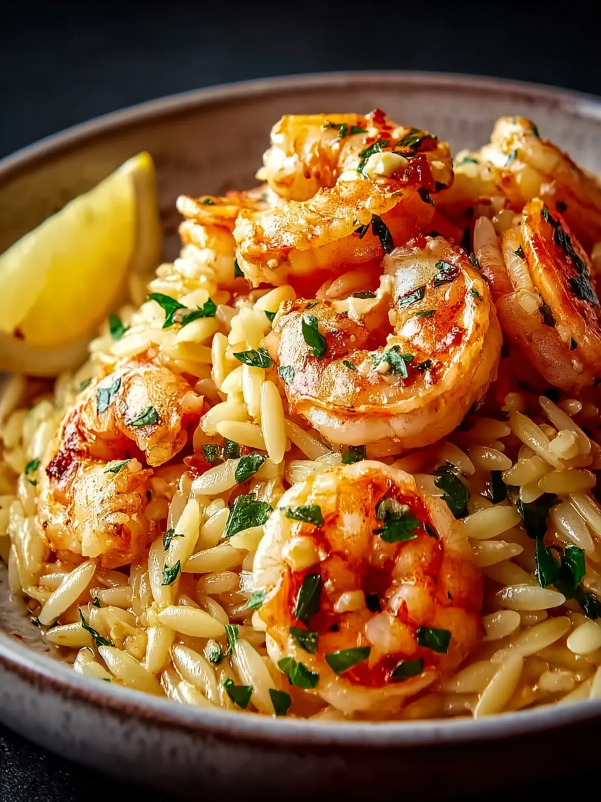 Shrimp Orzo In Lemon Garlic Sauce: An Amazing Ultimate Recipe First Image