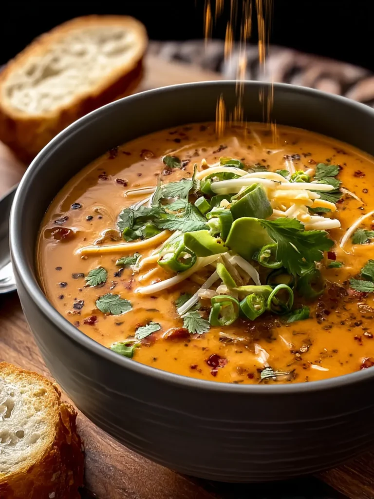 Spicy Chili Beer Cheese Soup First Image