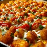 Irresistible Buffalo Chicken Tater Tot Bake Recipe First Image