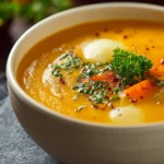 Creamy Potato Carrot Soup First Image