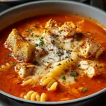 Irresistible Crockpot Chicken Parmesan Soup Recipe First Image
