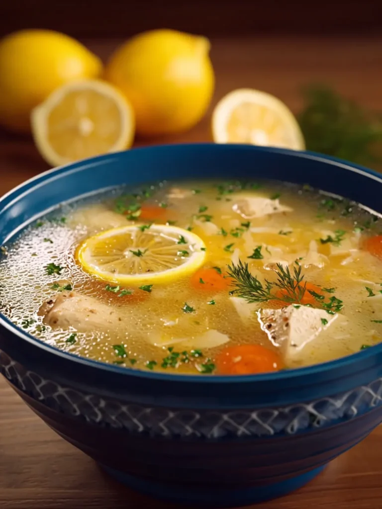 Lemon Chicken Soup First Image