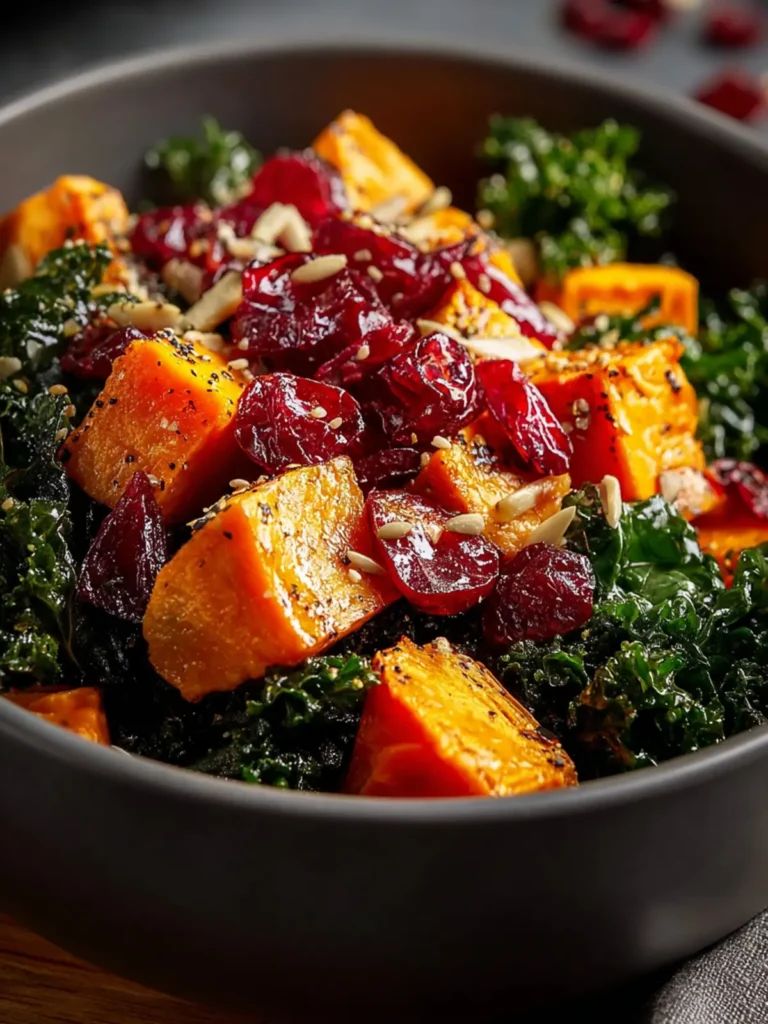 Vibrant Winter Harvest Kale and Sweet Potato Bowl Recipe First Image