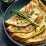 Egg and Green Onion Crepe First Image
