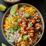 Irresistible Street Corn Chicken Rice Bowls Recipe First Image