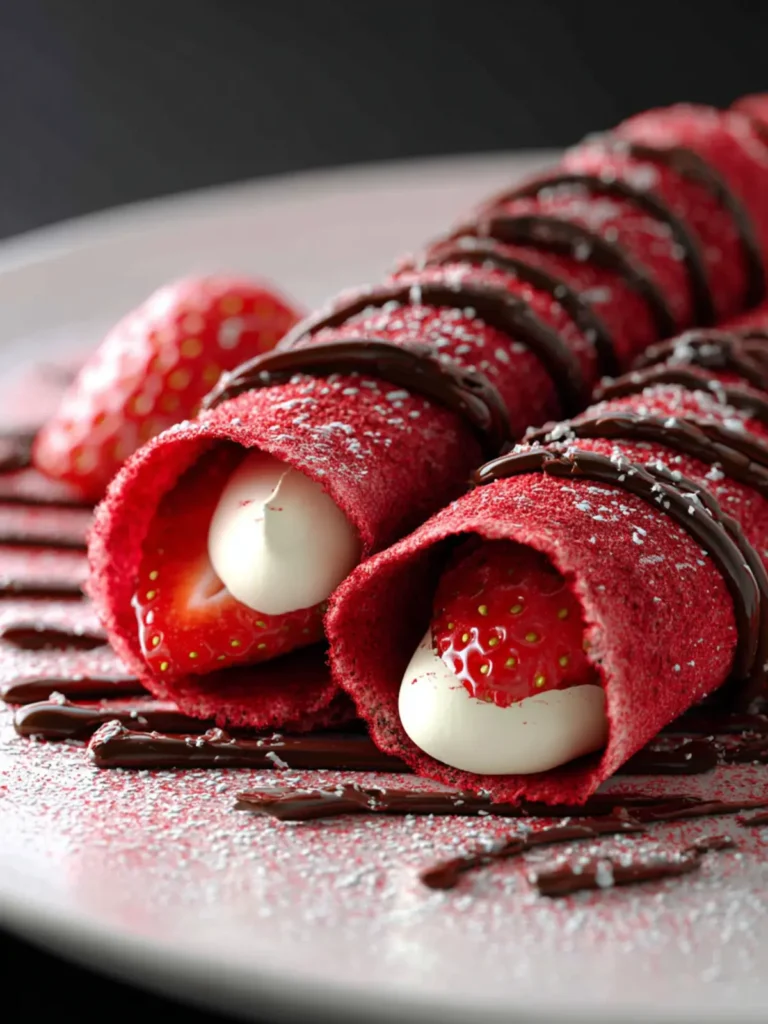 Red Velvet Crepes First Image