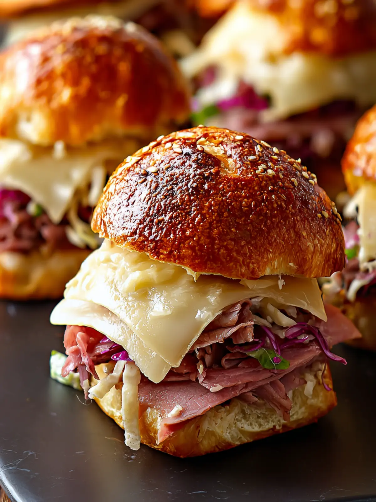 Reuben Sandwich Sliders Recipe: Irresistibly Cheesy Goodness!