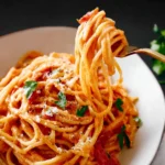 Slow Cooker Creamy Spaghetti First Image