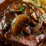 Slow cooker round steak and gravy recipe First Image