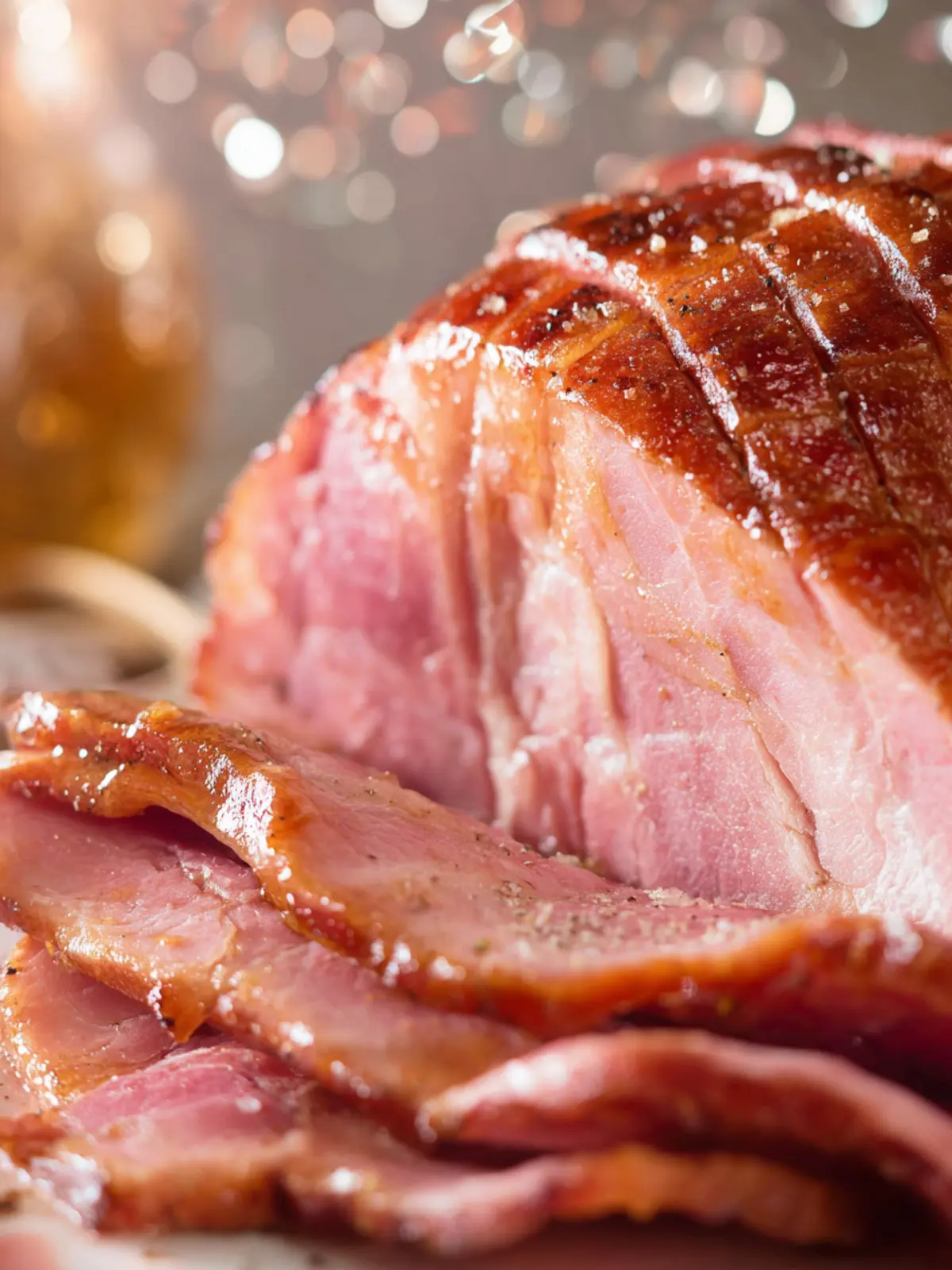 Brown Sugar Slow Cooker Ham First Image