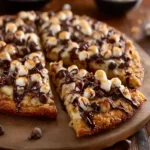Chocolate Chip Dessert Pizza First Image