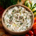 Creamy Garlic Herb Veggie Dip First Image