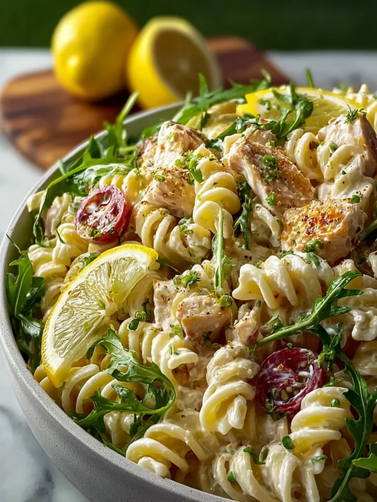 Creamy Lemon Pasta Salad First Image