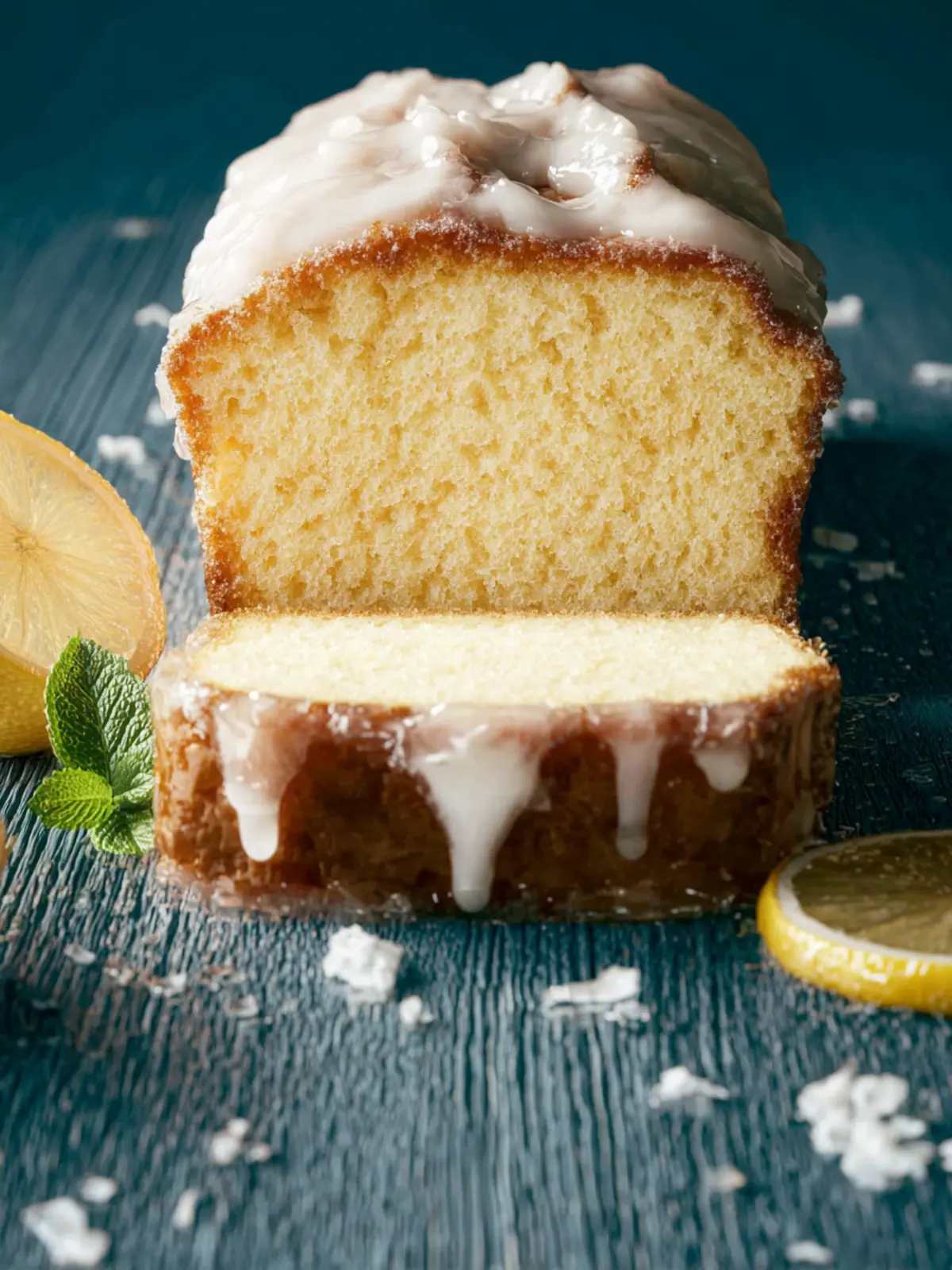 High Altitude Lemon Loaf Cake (Iced Lemon Bread) First Image